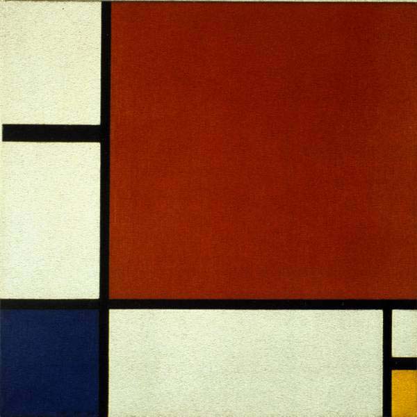 Composition II in Red, Blue, and Yellow